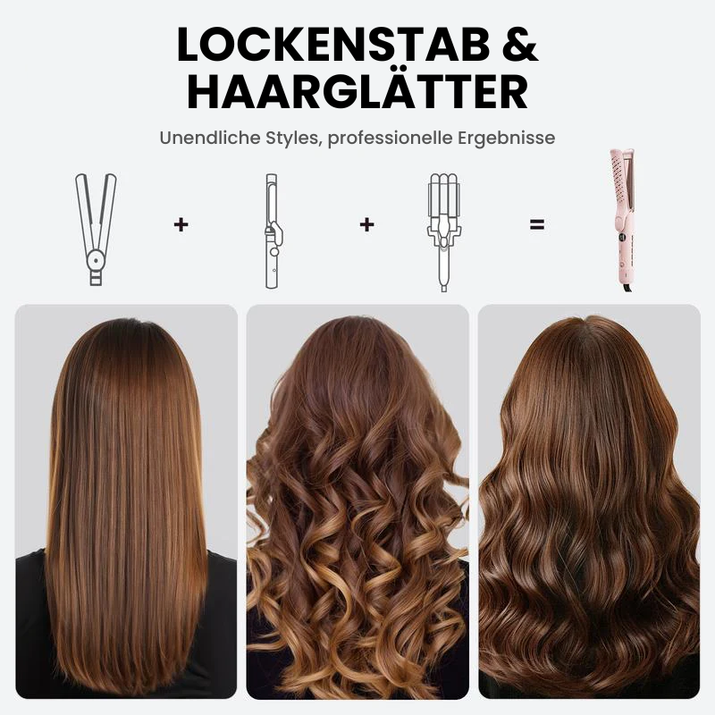 Styler cheveux Lisseur & Boucleur - Luxed