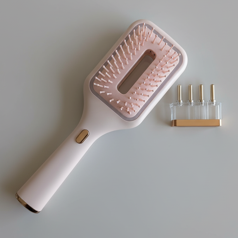 Brosse à cheveux  LED anti-chute - Luxed