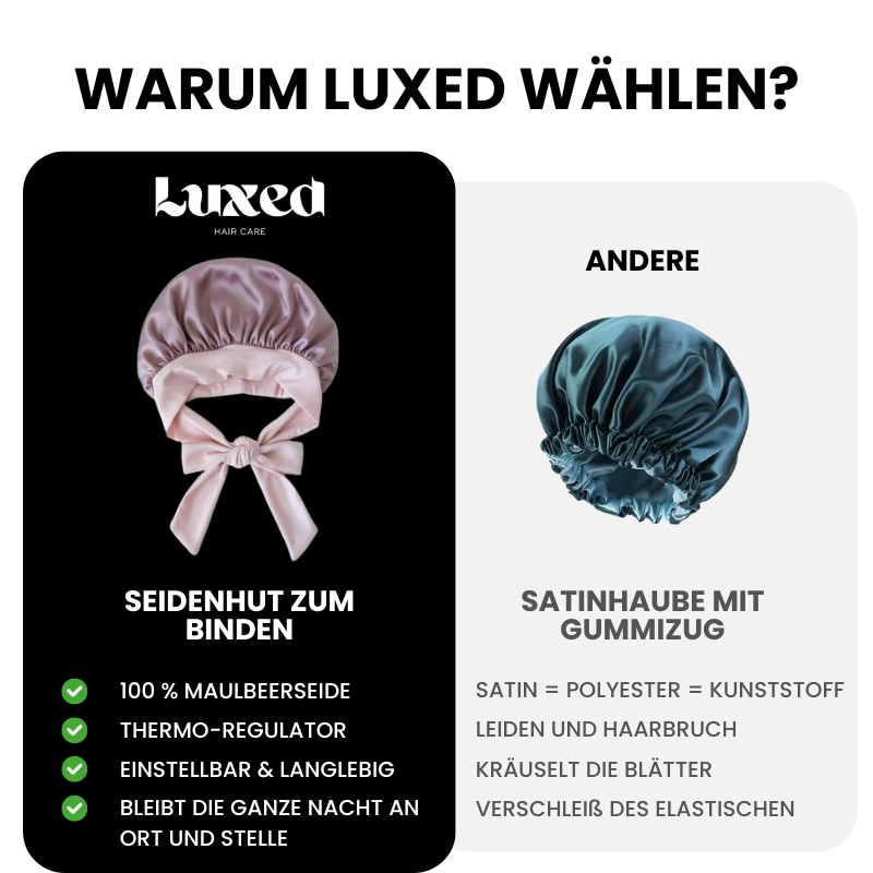 Bonnet de nuit en soie de mûrier - Luxed