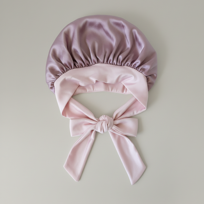 Bonnet de nuit en soie de mûrier - Luxed