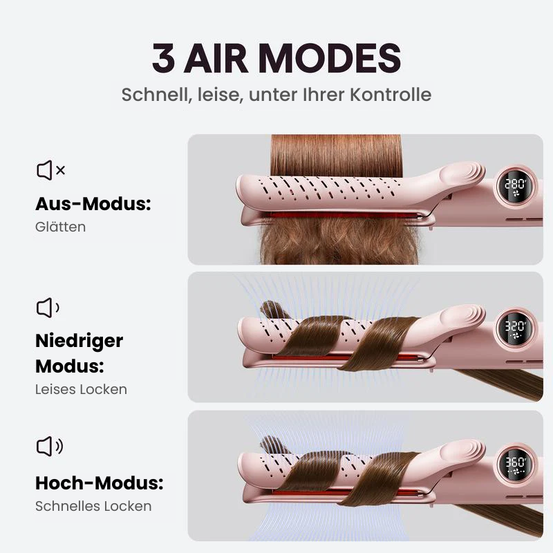 Styler cheveux Lisseur & Boucleur - Luxed